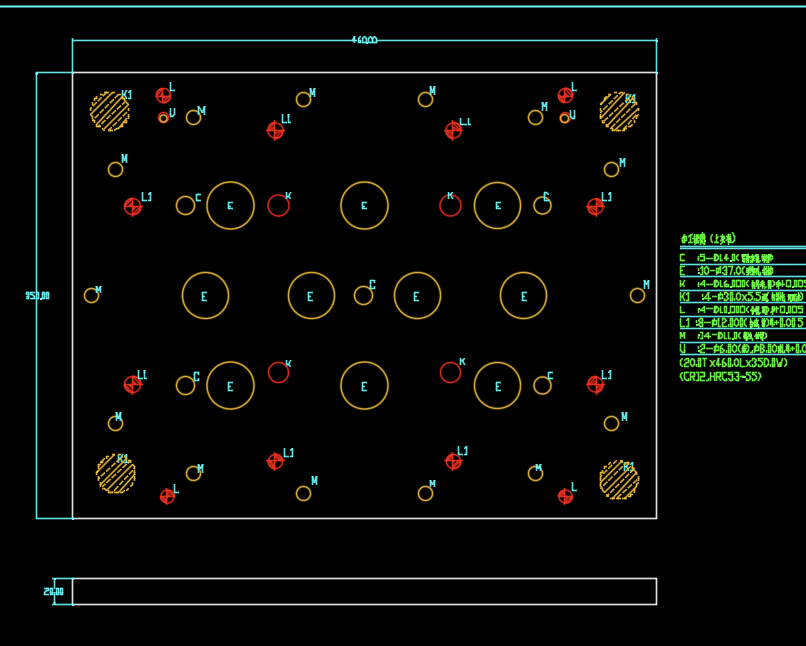 显示器屏幕外壳弧度成型模具图